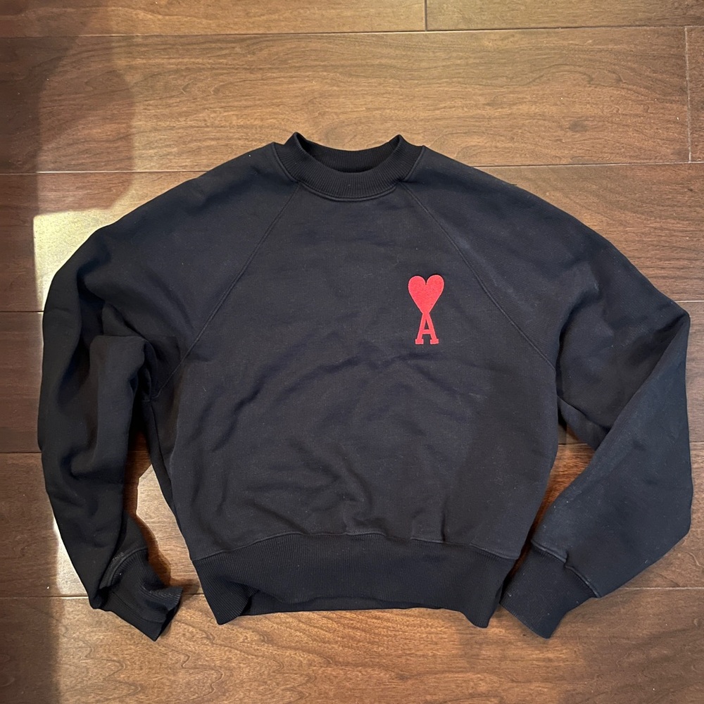 Ami Black Crewneck